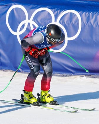 OLYMPICS - Winter Olympic Games, Olympische Spiele, Olympia, OS Milano Cortina 2026 BORMIO,ITALY,09.FEB.26 - OLYMPICS, ALPINE SKIING - Winter Olympic Games Milano Cortina 2026, team combined, downhill, men. Image shows Daniel Hemetsberger (AUT).  GEPAxpictures xHaraldxSteiner