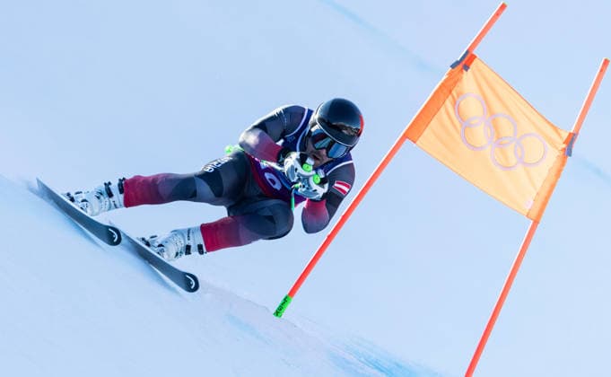 OLYMPICS - Winter Olympic Games, Olympische Spiele, Olympia, OS Milano Cortina 2026 BORMIO,ITALY,09.FEB.26 - OLYMPICS, ALPINE SKIING - Winter Olympic Games Milano Cortina 2026, team combined, downhill, men. Image shows Vincent Kriechmayr (AUT).  GEPAxpictures xWolfgangxGrebien