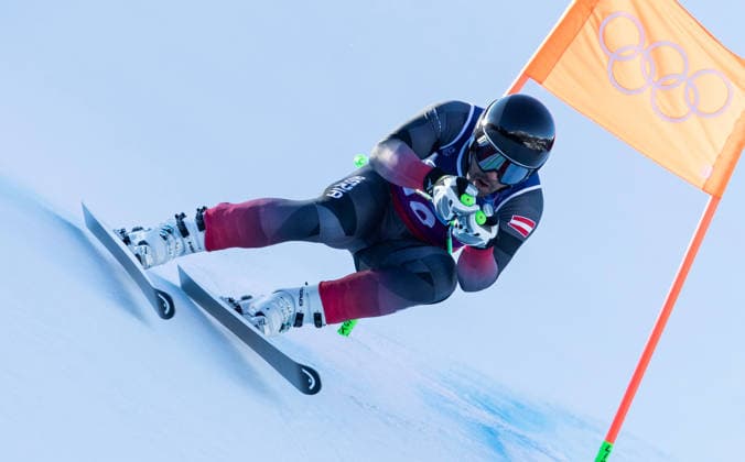 OLYMPICS - Winter Olympic Games, Olympische Spiele, Olympia, OS Milano Cortina 2026 BORMIO,ITALY,09.FEB.26 - OLYMPICS, ALPINE SKIING - Winter Olympic Games Milano Cortina 2026, team combined, downhill, men. Image shows Vincent Kriechmayr (AUT).  GEPAxpictures xWolfgangxGrebien