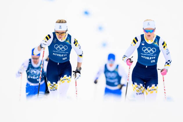 260209 Linn Svahn and Maja Dahlqvist of Sweden at a cross-country skiing training session during day 3 of the 2026 Winter Olympics on February 9, 2026 in Val di Fiemme. Photo: Maxim Thore BILDBYRAN kod MT MT0966 skidor cross-country skiing langrenn Olympic Games, Olympische Spiele, Olympia, OS olympics winter olympics os ol olympiska spel vinter-os olympiske leker milano cortina 2026 milan cortina 2026 milano cortina 2026 olympic games milano cortina 2026 winter olympic games milano cortina-os milano cortina-ol vinter-ol 3 bbeng träning *** 260209 Linn Svahn and Maja Dahlqvist of Sweden at a cross country skiing training session during day 3 of the 2026 Winter Olympics on February 9, 2026 in Val di Fiemme Photo Maxim Thore BILDBYRAN kod MT MT0966 skidor cross country skiing langrenn olympic games olympics winter olympics os ol olympiska spel vinter os olympiske leker milano cortina 2026 milan cortina 2026 milano cortina 2026 olympic games milano cortina 2026 winter olympic games milano cortina os milano cortina ol vinter ol 3 bbeng träning  Copyright: MAXIMxTHORE BB260209MT034