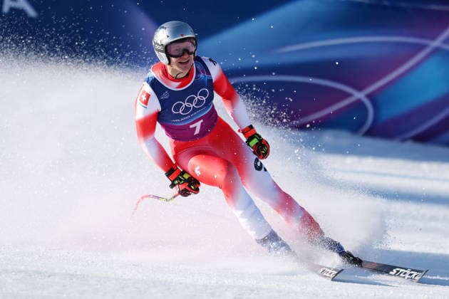 ODERMATT Marco (SUI), FEBRUARY 9, 2026 - Alpine Skiing : Men s Team Combined Downhill during the Milano Cortina 2026 Olympic Winter games, Winterspiele,Spiele, Summer games at Stelvio Ski Centre in Bormio, Italy.  aflo_319072107