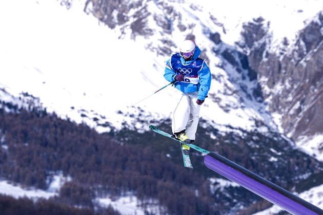 09 02 2026, Livigno, Snow Park, Winter Olympics: Women s Freeski Slopestyle Final, 19 Maria Gasslitter (Italy) Livigno Snow Park Lombardy Italy *** 09 02 2026, Livigno, Snow Park, Winter Olympics Women s Freeski Slopestyle Final, 19 Maria Gasslitter Italy Livigno Snow Park Lombardy Italy Copyright: xJustPictures.ch JarixPestelaccix jp-en-JaPe-DSC05097-20260209