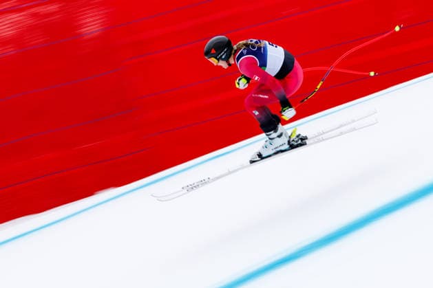OLYMPICS - Winter Olympic Games, Olympische Spiele, Olympia, OS Milano Cortina 2026 CORTINA D AMPEZZO,ITALY,09.FEB.26 - OLYMPICS, ALPINE SKIING - Winter Olympic Games Milano Cortina 2026, downhill training, women. Image shows Nina Ortlieb (AUT).  GEPAxpictures xMaticxKlansek