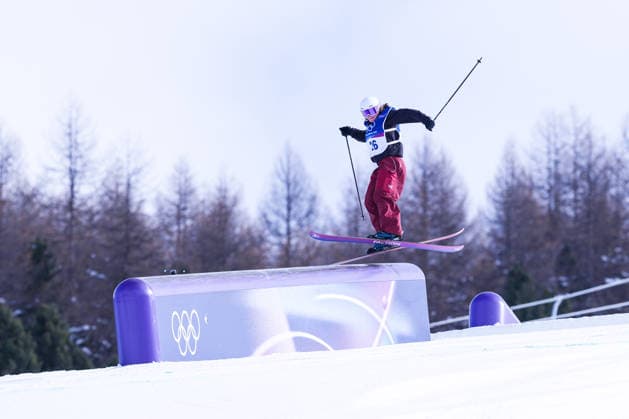 09 02 2026, Livigno, Snow Park, Winter Olympics: Women s Freeski Slopestyle Final, 26 Naomi Urness (Canada) Livigno Snow Park Lombardy Italy *** 09 02 2026, Livigno, Snow Park, Winter Olympics Women s Freeski Slopestyle Final, 26 Naomi Urness Canada Livigno Snow Park Lombardy Italy Copyright: xJustPictures.ch JarixPestelaccix jp-en-JaPe-DSC07317-20260209