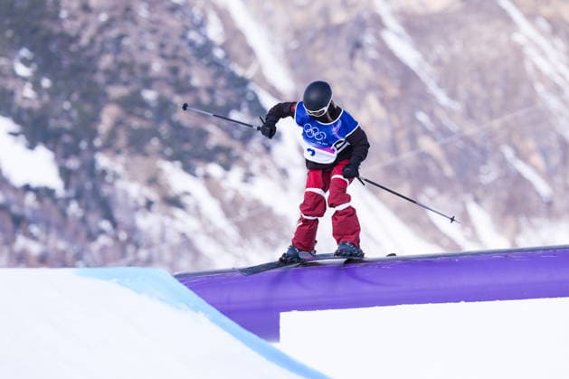 09 02 2026, Livigno, Snow Park, Winter Olympics: Women s Freeski Slopestyle Final, 2 Megan Oldham (Canada) Livigno Snow Park Lombardy Italy *** 09 02 2026, Livigno, Snow Park, Winter Olympics Women s Freeski Slopestyle Final, 2 Megan Oldham Canada Livigno Snow Park Lombardy Italy Copyright: xJustPictures.ch JarixPestelaccix jp-en-JaPe-DSC07417-20260209