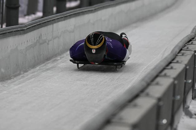 February 9, 2026, Cortina, Veneto, Italy: Takahashi Hiroatsu from Japan during the Winter Olympic Games, Olympische Spiele, Olympia, OS Milano Cortina 2026, in Cortina Sliding Centre , on February 9 2026, in Cortina, Italy Cortina Italy - ZUMAm345 20260209_oly_m345_019 Copyright: xFedericoxManonix