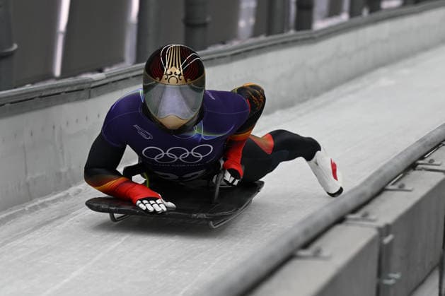 February 9, 2026, Cortina, Veneto, Italy: Chen Wenhao from PeopleÃ¢â‚¬â ¢s Republic of China during the Winter Olympic Games, Olympische Spiele, Olympia, OS Milano Cortina 2026, in Cortina Sliding Centre , on February 9 2026, in Cortina, Italy Cortina Italy - ZUMAm345 20260209_oly_m345_025 Copyright: xFedericoxManonix