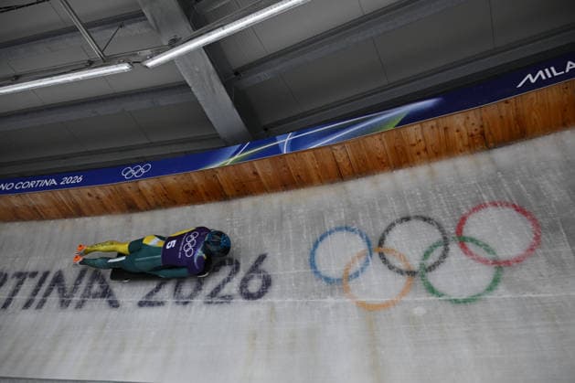February 9, 2026, Cortina, Veneto, Italy: Timmings Nicholas from Australia during the Winter Olympic Games, Olympische Spiele, Olympia, OS Milano Cortina 2026, in Cortina Sliding Centre , on February 9 2026, in Cortina, Italy Cortina Italy - ZUMAm345 20260209_oly_m345_032 Copyright: xFedericoxManonix