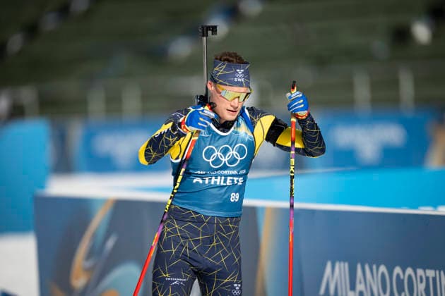 ANTERSELVA, ITALY 20260209 Biathlete Henning Sjökvist during today s training for the distance race during the Winter Olympics in Milan Cortina. ANTERSELVA ITALY x10050x *** ANTERSELVA, ITALY 20260209 Biathlete Henning Sjökvist during today s training for the distance race during the Winter Olympics in Milan Cortina ANTERSELVA ITALY x10050x  Copyright: xPontusxLundahl TTx 2026 OLYMPICS BIB SHOOTING TRAINING