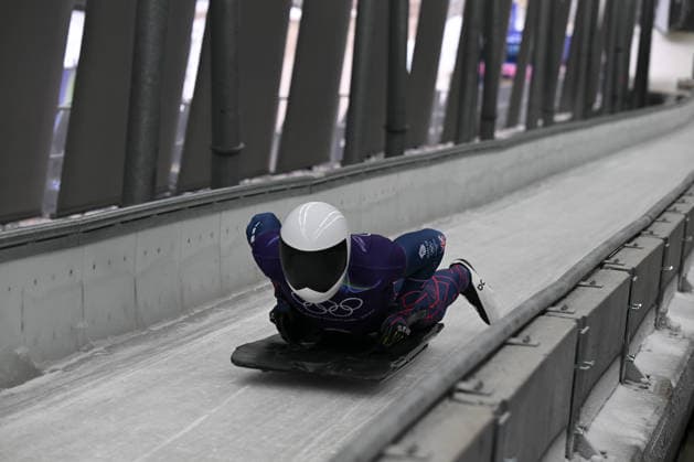 Weston Matt from Great Britain during the Winter Olympic Games, Olympische Spiele, Olympia, OS Milano Cortina 2026, in Cortina Sliding Centre , on February 9 2026, in Cortina, Italy  Copyright: xFedericoxManoni IPAxSportx xipa-agency.netx xx IPA_71175692 IPA_Agency_IPA71175692