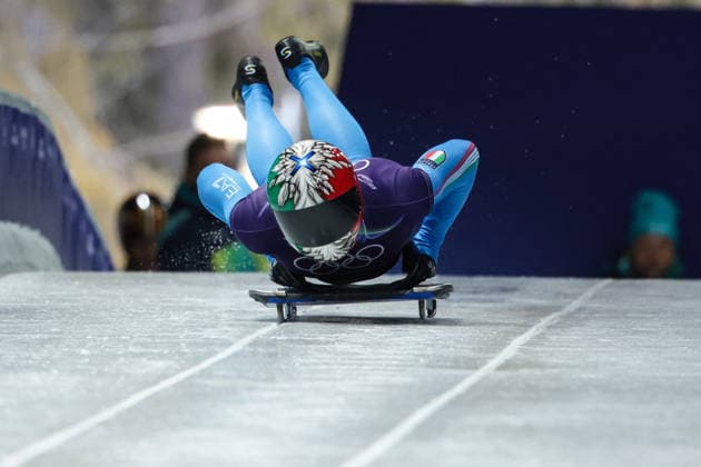 GIOCHI OLIMPICI - Olimpiadi Invernali Milano-Cortina 2026 - Skeleton Milano Cortina 2026 - XXV Olympic Winter games, Winterspiele,Spiele, Summer games Cortina D Ampezzo - Italy Monday , February 9 , 2026 Skeleton - Men s Training BAGNIS Amedeo (ITA) Cortina D Ampezzo Italy  Copyright: xIPAxSport ABACAx