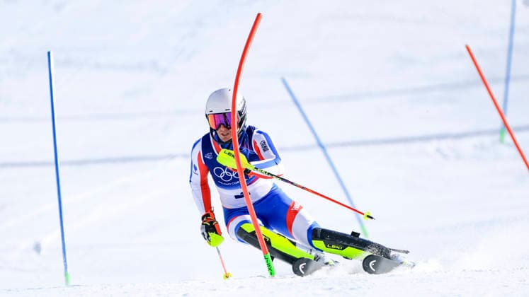 OLYMPICS - Winter Olympic Games, Olympische Spiele, Olympia, OS Milano Cortina 2026 BORMIO,ITALY,09.FEB.26 - OLYMPICS, ALPINE SKIING - Winter Olympic Games Milano Cortina 2026, team combined, slalom, men. Image shows Paco Rassat (FRA).  GEPAxpictures xWolfgangxGrebien