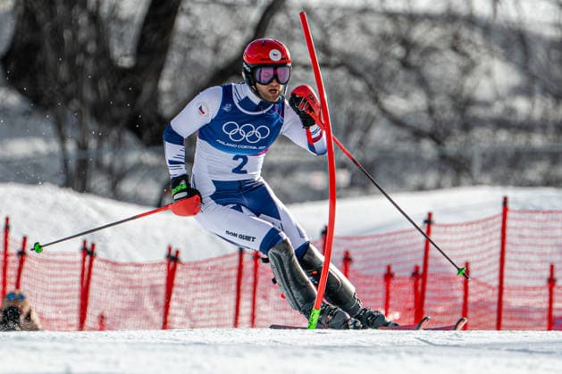 XXV Winter Olympic Games, Olympische Spiele, Olympia, OS Men s team combined downhill in Bormio, Italy, February 9, 2026. Czech skier Marek Muller competes in the race. (CTKxPhoto DavidxTanecek) CTKPhotoP2026020905626  CTKPhotoP2026020905626