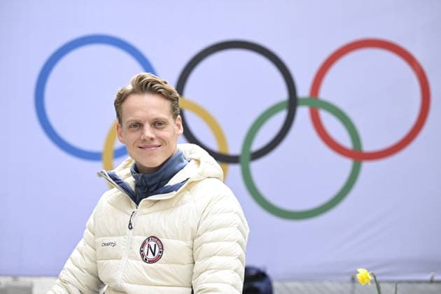 MILAN, ITALY 20260209 Norway s speed skater Bjorn Magnussen during a press conference, PK, Pressekonferenz in the Olympic Village during the Milan Olympics. *** The image is included in the SPORTS PACKAGE. For others PAID IMAGE *** MILANO ITALY x10070x *** MILAN, ITALY 20260209 Norway s speed skater Bjorn Magnussen during a press conference in the Olympic Village during the Milan Olympics The image is included in the SPORTS PACKAGE For others PAID IMAGE MILANO ITALY x10070x  Copyright: xJessicaxGow TTx OLYMPICS 2026 NORWAY