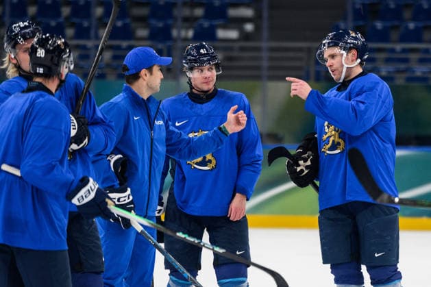 Milano Cortina 2026, ice hockey, men, national team Finland, training