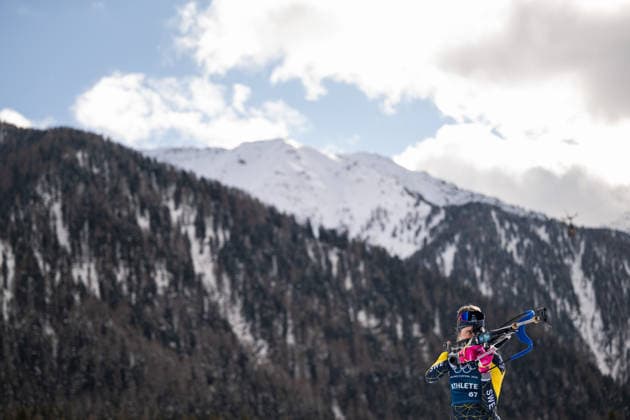 260209 Elvira Öberg of Sweden at a biathlon training session during day 3 of the 2026 Winter Olympics on February 9, 2026 in Anterselva. Photo: Mathias Bergeld BILDBYRAN kod MB MB1317 skidskytte biathlon skiskyting Olympic Games, Olympische Spiele, Olympia, OS olympics winter olympics os ol olympiska spel vinter-os olympiske leker milano cortina 2026 milan cortina 2026 milano cortina 2026 olympic games milano cortina 2026 winter olympic games milano cortina-os milano cortina-ol vinter-ol 3 bbeng trening training träning sweden sverige *** 260209 Elvira Öberg of Sweden at a biathlon training session during day 3 of the 2026 Winter Olympics on February 9, 2026 in Anterselva Photo Mathias Bergeld BILDBYRAN code MB MB1317 biathlon biathlon olympic games olympics olympics winter olympics os ol olympiska spel vinter os olympiske leker milano cortina 2026 milan cortina 2026 milano cortina 2026 olympic games milano cortina 2026 winter olympic games milano cortina os milano cortina ol vinter ol 3 bbeng trening träning träning sweden sverige  Copyright: MATHIASxBERGELD BB260209MB045