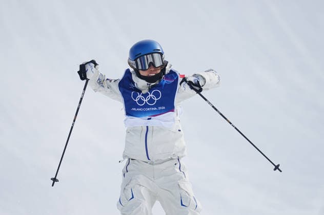 Ailing Eileeni Gu (People l Republic of China) competes during the Women s Freeski Slopestyle Freestyle Skiing competition on Day 3 of the Milano Cortina 2026 Winter Olympic Games, Olympische Spiele, Olympia, OS at Livigno Snow Park on February 9, 2026 in Livigno, Italy. Thor Wegner DeFodi Images (Photo by DeFodi Images) - *** Ailing Eileeni Gu People l Republic of China competes during the Women s Freeski Slopestyle Freestyle Skiing competition on Day 3 of the Milano Cortina 2026 Winter Olympic games at Livigno Snow Park on February 9, 2026 in Livigno, Italy Thor Wegner DeFodi Images Photo by DeFodi Images