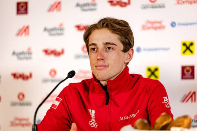 OLYMPICS - Winter Olympic Games, Olympische Spiele, Olympia, OS Milano Cortina 2026 VAL DI FIEMME,ITALY,09.FEB.26 - OLYMPICS, NORDIC SKIING, NORDIC COMBINED - Winter Olympic Games Milano Cortina 2026, press conference, PK, Pressekonferenz Ski Austria. Image shows  GEPAxpictures xMatthiasxTrinkl