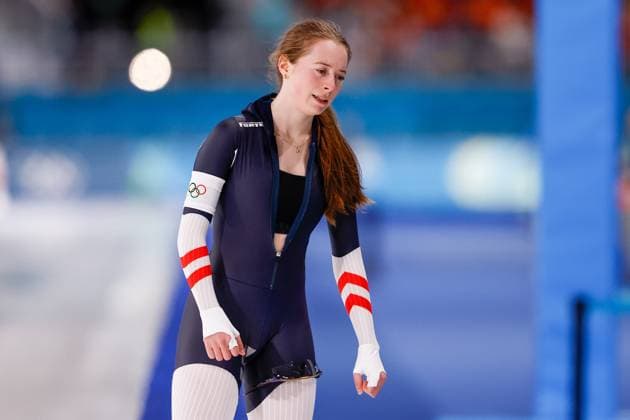 MILAN , 09-02-2026 , Milano Speed skating, Eisschnelllauf Stadium , season 2025 2026 , Olympic Winter games, Winterspiele,Spiele, Summer games 2026 - Speed Skating 1000m ladies, Picture shows Jeannine Rosner Olympic Winter Games 2026 - Speed Skating 1000m ladies  x201439464x Copyright: