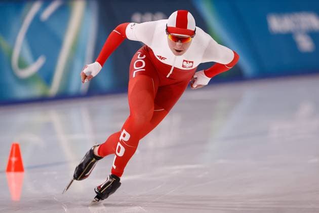 MILAN , 09-02-2026 , Milano Speed skating, Eisschnelllauf Stadium , season 2025 2026 , Olympic Winter games, Winterspiele,Spiele, Summer games 2026 - Speed Skating 1000m ladies, Picture shows Natalia Czerwonka Olympic Winter Games 2026 - Speed Skating 1000m ladies  x201439739x Copyright: