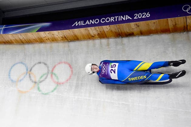 CORTINA, ITALIEN 20260209 Sveriges Tove Kohala under det första aket i damernas singel rodel i Cortina. *** Bilden ingar i SPORTPAKET. För övriga BETALBILD ** CORTINA ITALIEN x10030x *** CORTINA, ITALY 20260209 Swedens Tove Kohala during the first race of the womens singles luge in Cortina Picture in SPORTPAKET For others PAY PICTURE CORTINA ITALY x10030x  Copyright: xJonasxEkströmer TTx OS 2026 RODEL DAMER