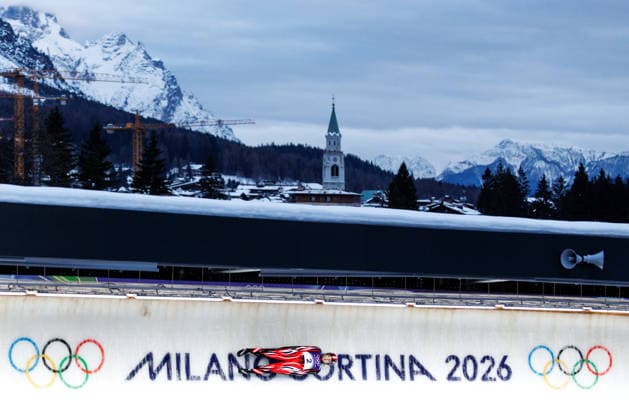 OLYMPICS - Winter Olympic Games, Olympische Spiele, Olympia, OS Milano Cortina 2026 CORTINA D AMPEZZO,ITALY,09.FEB.26 - OLYMPICS, LUGE - Winter Olympic Games Milano Cortina 2026, women, singles, run 1 and 2. Image shows Lisa Schulte (AUT).  GEPAxpictures xMaticxKlansek