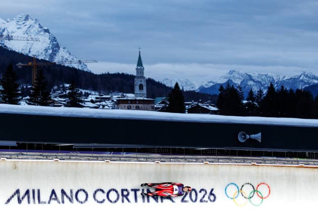 OLYMPICS - Winter Olympic Games, Olympische Spiele, Olympia, OS Milano Cortina 2026 CORTINA D AMPEZZO,ITALY,09.FEB.26 - OLYMPICS, LUGE - Winter Olympic Games Milano Cortina 2026, women, singles, run 1 and 2. Image shows Hannah Prock (AUT).  GEPAxpictures xMaticxKlansek