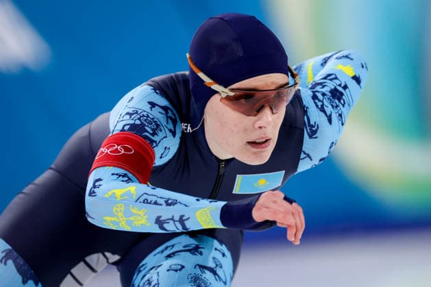 2026-02-09 Speed skating, Eisschnelllauf - Milano Cortina 2026 Winter Olympics - Day 3 MILAN, ITALY - FEBRUARY 9: Kristina Silaeva of Kazakhstan competing in the Women s 1000m during Day 3 of Speed Skating - Milano Cortina 2026 Winter Olympics at Milano Speed Skating Stadium on February 9, 2026 in Milan, Italy. (Photo by Joris Verwijst BSR Agency) Milan Italy Content not available for redistribution in The Netherlands directly or indirectly through any third parties. Copyright: xBSRxAgencyx