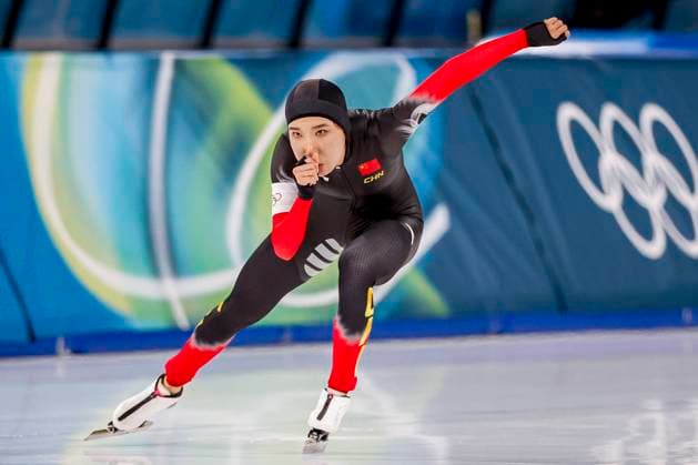 Mei Han of China Women 1000m, Milano Cortina 2026 Winter Olympics: Day 3, Speed skating, Eisschnelllauf - Milano Cortina 2026 Winter Olympics: Day 3, Milano Speed Skating Stadium, February 9, 2026, Milan, Italy.