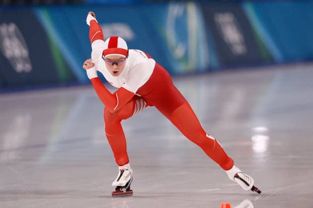 MILAN , 09-02-2026 , Milano Speed skating, Eisschnelllauf Stadium , Olympic Winter games, Winterspiele,Spiele, Summer games 2026 - Speed Skating 1000m ladies, Picture shows Karolina Bosiek Olympic Winter Games 2026 - Speed Skating 1000m ladies  x201440634x Copyright: