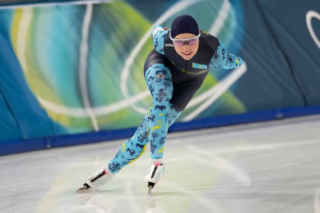 2026-02-09 - Milano Cortina 2026 Winter Olympics 1000m Women MILAN, ITALY - FEBRUARY 9: Elizaveta Golubeva of Kazakhstan during the 1000m Women on day 3 of the Milano Cortina 2026 Winter Olympics at the Milano Speed skating, Eisschnelllauf Arena on February 9, 2026 in Milan, Italy Milan Milano Speed Skating Arena Italy Content not available for redistribution in The Netherlands directly or indirectly through any third parties. Copyright: xAndrexWeeningx