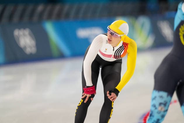 2026-02-09 - Milano Cortina 2026 Winter Olympics 1000m Women MILAN, ITALY - FEBRUARY 9: Isabelle van Elst of Belgium during the 1000m Women on day 3 of the Milano Cortina 2026 Winter Olympics at the Milano Speed skating, Eisschnelllauf Arena on February 9, 2026 in Milan, Italy Milan Milano Speed Skating Arena Italy Content not available for redistribution in The Netherlands directly or indirectly through any third parties. Copyright: xAndrexWeeningx