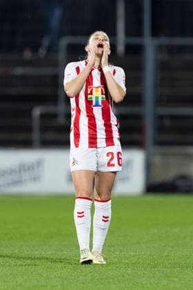 Google Pixel Frauen Bundesliga 1 FC Köln SGS Essen 09 02 2026 Martyna Wiankowska 1 FC Köln, 26 on matchday 17 of the Google Pixel Frauen Bundesliga in the match between 1 FC Köln and SGS Essen on 09 02 2026 at Franz Kremer Stadion in Cologne Copyright: xBEAUTIFULxSPORTS Meuselx