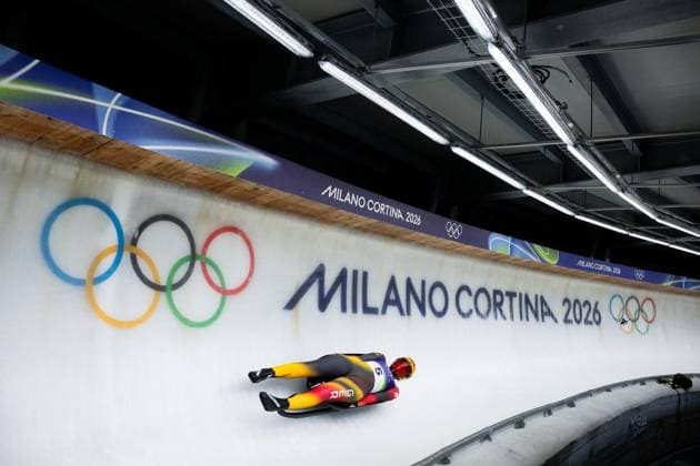MILANO CORTINA 2026 - OLYMPISCHE WINTERSPIELE - CORTINA D™AMPEZZO - RODELN - FRAUEN EINZEL ** NUR FÜR REDAKTIONELLE ZWECKE ** EDITORIAL USE ONLY **<p>09 02 2026-Cortina d™Ampezzo: Olympische Winterspiele Milano Cortina 2026 Rodeln Cortina Sliding Centre Event: Frauen Einzel 1.-2. Lauf im Foto: Merle Malou Fraebel 5 (Deutschland) ( Italien Venetien Cortina d™Ampezzo Copyright: SaschaxFromm *** MILANO CORTINA 2026 OLYMPIC WINTER GAMES CORTINA D™AMPEZZO LUNGING WOMEN SINGLE FOR EDITORIAL PURPOSES ONLY p 09 02 2026 Cortina d™Ampezzo Olympic Winter Games Milano Cortina 2026 Luge Cortina Sliding Centre Event Women Single 1 2 Run in photo Merle Malou Fraebel 5 Germany Italy Veneto Cortina d™Ampezzo Copyright SaschaxFromm Copyright: SaschaxFromm doc84i55e2z25e1hlppra30 ,EDITORIAL USE ONLY