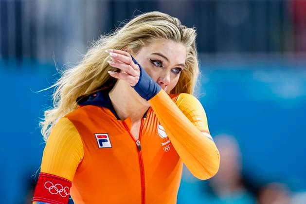 winner Jutta Leerdam of the Netherlands in disbelief after Women 1000m, Milano Cortina 2026 Winter Olympics: Day 3, Speed skating, Eisschnelllauf - Milano Cortina 2026 Winter Olympics: Day 3, Milano Speed Skating Stadium, February 9, 2026, Milan, Italy.