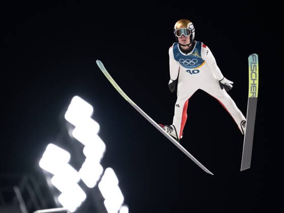 OLYMPICS - Winter Olympic Games, Olympische Spiele, Olympia, OS Milano Cortina 2026 VAL DI FIEMME,ITALY,09.FEB.26 - OLYMPICS, Ski jumping, Skispringen, Ski, nordisch - Winter Olympic Games Milano Cortina 2026, normal hill, men, individual. Image shows Kristoffer Eriksen Sundal (NOR).  GEPAxpictures xOliverxLerch