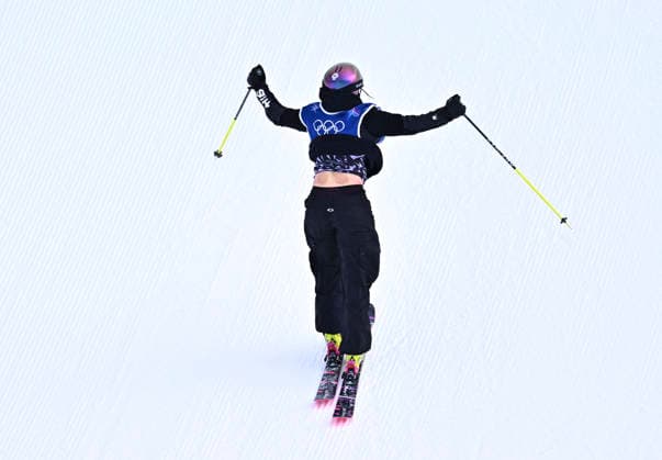 (260209) -- LIVIGNO, Feb. 9, 2026 -- Mathilde Gremaud of Switzerland competes during the freestyle skiing women s freeski slopestyle final at the Milan-Cortina 2026 Olympic Winter games, Winterspiele,Spiele, Summer games in Livigno, Italy, Feb. 9, 2026. ) (MICO2026)ITALY-LIVIGNO-OLYMPIC WINTER GAMES-FREESTYLE SKIING-WOMEN S FREESKI SLOPESTYLE ZhangxHongxiang 