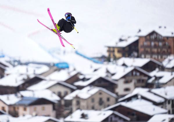 (260209) -- LIVIGNO, Feb. 9, 2026 -- Mathilde Gremaud of Switzerland competes during the freestyle skiing women s freeski slopestyle final at the Milan-Cortina 2026 Olympic Winter games, Winterspiele,Spiele, Summer games in Livigno, Italy, Feb. 9, 2026. ) (MICO2026)ITALY-LIVIGNO-OLYMPIC WINTER GAMES-FREESTYLE SKIING-WOMEN S FREESKI SLOPESTYLE-FINAL XiaxYifang 