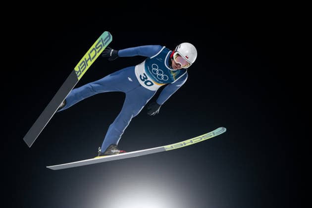 STOCH Kamil (Polen), ITA, Olympische Spiele Milano Cortina 2026, Olympia, Skispringen, Normalschanze Einzel Herren, 09.02.2026 ITA, Olympische Spiele Milano Cortina 2026, Olympia, Skispringen, Normalschanze Einzel Herren, 09.02.2026 Predazzo *** STOCH Kamil Poland , ITA, Olympic Games Milano Cortina 2026, Olympic Games, Ski Jumping, Normal Hill Individual Men, 09 02 2026 ITA, Olympic Games Milano Cortina 2026, Olympic Games, Ski Jumping, Normal Hill Individual Men, 09 02 2026 Predazzo Copyright: xEibner-Pressefoto Memmlerx EP_MMR