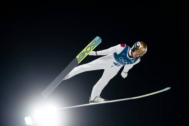 KRAFT Stefan (Oesterreich), ITA, Olympische Spiele Milano Cortina 2026, Olympia, Skispringen, Normalschanze Einzel Herren, 09.02.2026 ITA, Olympische Spiele Milano Cortina 2026, Olympia, Skispringen, Normalschanze Einzel Herren, 09.02.2026 Predazzo *** KRAFT Stefan Oesterreich , ITA, Olympic Games Milano Cortina 2026, Olympic Games, Ski Jumping, Normal Hill Individual Men, 09 02 2026 ITA, Olympic Games Milano Cortina 2026, Olympic Games, Ski Jumping, Normal Hill Individual Men, 09 02 2026 Predazzo Copyright: xEibner-Pressefoto Memmlerx EP_MMR