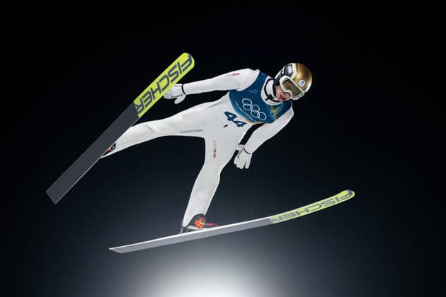 HOERL Jan (Oesterreich), ITA, Olympische Spiele Milano Cortina 2026, Olympia, Skispringen, Normalschanze Einzel Herren, 09.02.2026 ITA, Olympische Spiele Milano Cortina 2026, Olympia, Skispringen, Normalschanze Einzel Herren, 09.02.2026 Predazzo *** HOERL Jan Oesterreich , ITA, Olympic Games Milano Cortina 2026, Olympic Games, Ski Jumping, Normal Hill Individual Men, 09 02 2026 ITA, Olympic Games Milano Cortina 2026, Olympic Games, Ski Jumping, Normal Hill Individual Men, 09 02 2026 Predazzo Copyright: xEibner-Pressefoto Memmlerx EP_MMR