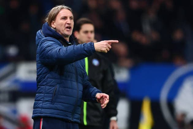 February 9, 2026, Bergamo, Lombardia: Cremonese s coach Davide Nicola during the Italian Serie A soccer match Atalanta BC vs US Cremonese at the New Balance Arena in Bergamo, Italy, 9 February 2026..ANSA MICHELE MARAVIGLIA. Soccer: Serie A; Atalanta-Cremonsese  - ZUMAa110 20260209_zaf_a110_037 Copyright: xMichelexMaravigliax