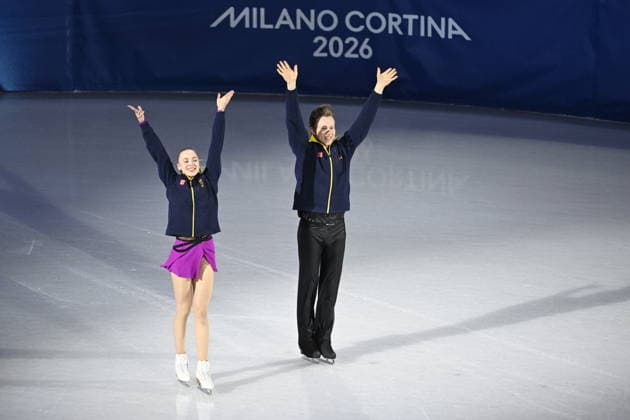 MILAN, ITALY 20260209 Ice dancers Milla Ruud Reitan and Nikolaj Majorov skate in the rhythmic dance at the Milan Ice Skating Arena during the Milan Olympics. *** The image is included in the SPORTS PACKAGE. For others PAID IMAGE *** MILANO ITALY x10070x *** MILAN, ITALY 20260209 Ice dancers Milla Ruud Reitan and Nikolaj Majorov skate in the rhythmic dance at the Milan Ice Skating Arena during the Milan Olympics The image is included in the SPORTS PACKAGE For others PAID IMAGE MILANO ITALY x10070x  Copyright: xJessicaxGow TTx 2026 OLYMPICS ICE DANCING