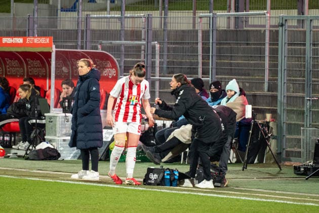 Germany Google Pixel Womens Bundesliga 2025 26 1 FC Köln vs SGS Essen, 17 Matchday 09 02 2026 Franz Kremer Stadion NRW Adriana Achcinska 1 FC Köln, 9 Copyright: xOrhanxHabashx