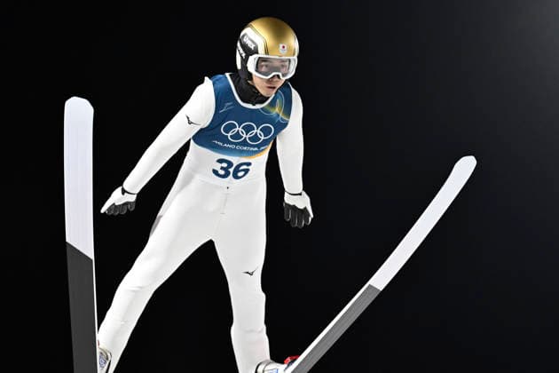 Naoki Nakamura of Japan during the men s Ski jumping, Skispringen, Ski, nordisch normal hill event at the Predazzo Skijump Stadium at the Milano Cortina Winter Olympics on February 9, 2026. - RONI REKOMAA Predazzo Italy kAZTt89W_zE  Copyright: xRonixRekomaax kAZTt89W_zE