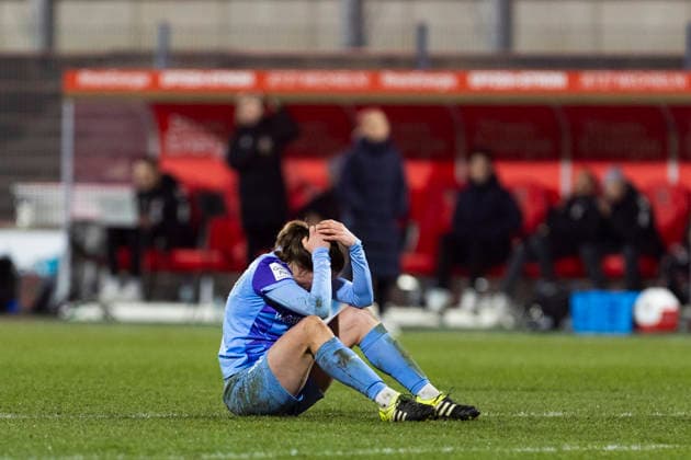 Google Pixel Frauen Bundesliga 1 FC Köln SGS Essen 09 02 2026 Lena Ostermeier SGS Essen, 18 on matchday 17 of the Google Pixel Frauen Bundesliga in the match between 1 FC Köln and SGS Essen on 09 02 2026 at Franz Kremer Stadium in Cologne Copyright: xBEAUTIFULxSPORTS Meuselx