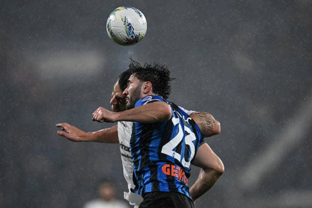 Mg Bergamo 09 02 2026 - campionato di calcio serie A Atalanta-Cremonese foto Matteo Gribaudi Image nella foto: Milan Djuric-Sead Kolasinac 