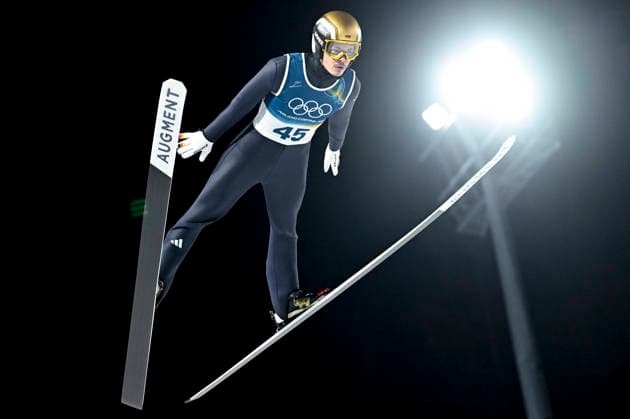 Philipp Raimund of Germany during the men s Ski jumping, Skispringen, Ski, nordisch normal hill event at the Predazzo Skijump Stadium at the Milano Cortina Winter Olympics on February 9, 2026. - RONI REKOMAA Predazzo Italy 7x23wU8siok  Copyright: xRonixRekomaax 7x23wU8siok