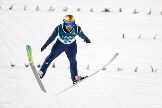 OLYMPICS - Winter Olympic Games, Olympische Spiele, Olympia, OS Milano Cortina 2026 VAL DI FIEMME,ITALY,09.FEB.26 - OLYMPICS, Ski jumping, Skispringen, Ski, nordisch - Winter Olympic Games Milano Cortina 2026, normal hill, men, individual. Image shows Pius Paschke (GER).  GEPAxpictures xMatthiasxTrinkl