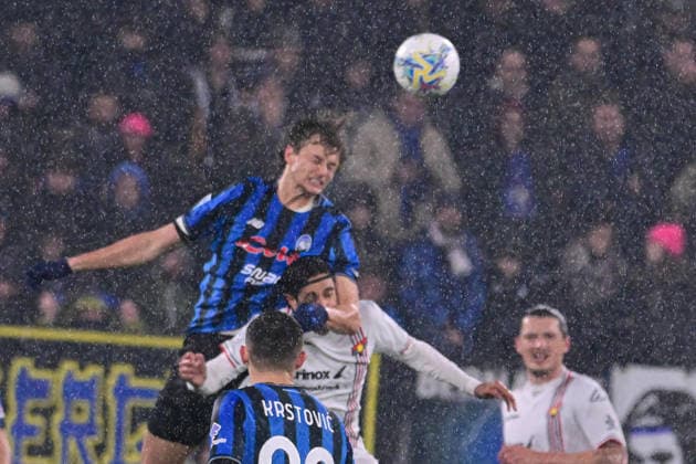 February 9, 2026, Bergamo, Lombardia: Atalanta s Giorgio Scalvini during the Italian Serie A soccer match Atalanta BC vs US Cremonese at the New Balance Arena in Bergamo, Italy, 9 February 2026..ANSA MICHELE MARAVIGLIA. Soccer: Serie A; Atalanta-Cremonsese  - ZUMAa110 20260209_zaf_a110_039 Copyright: xMichelexMaravigliax